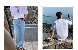 straight jeans