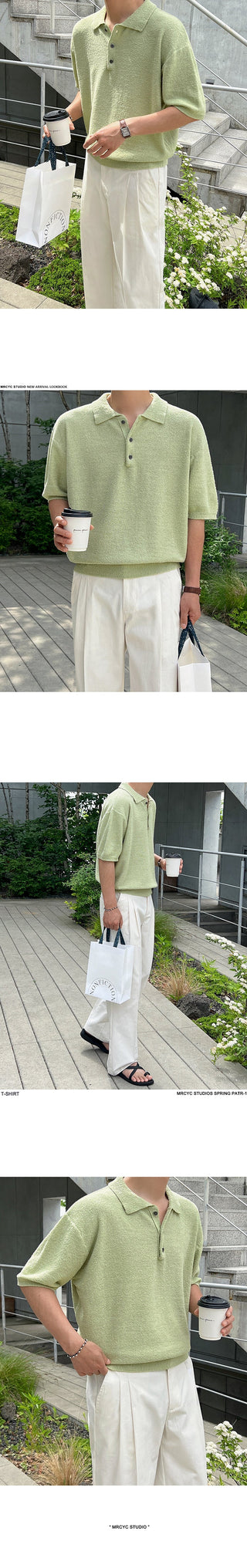knit polo
