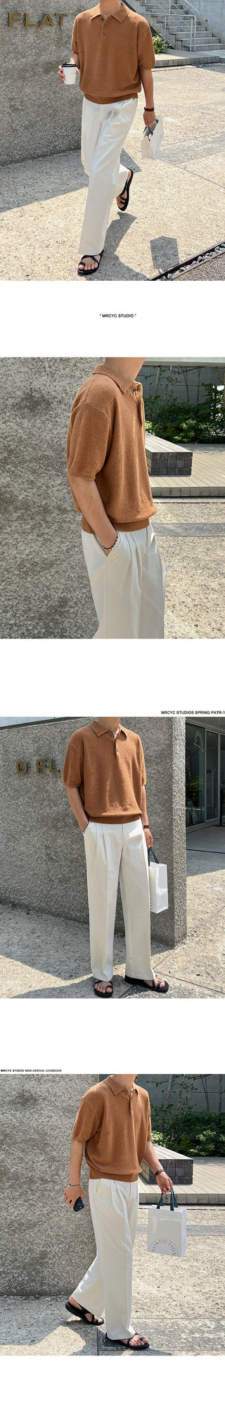 knit polo