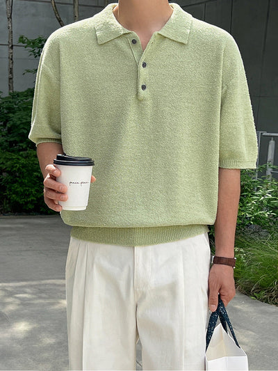 knit polo