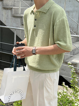 knit polo