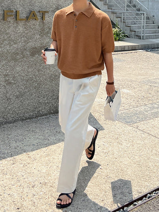 knit polo