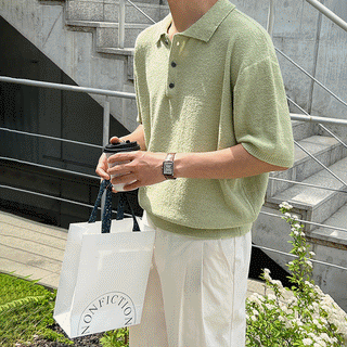 knit polo