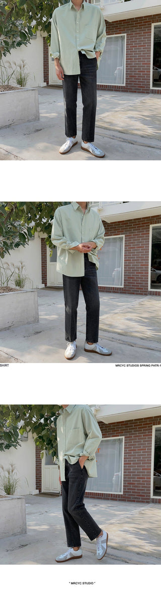 washed cotton shirt
