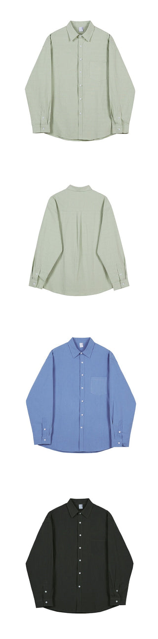 washed cotton shirt