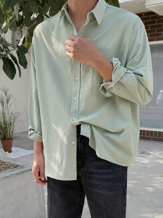 washed cotton shirt