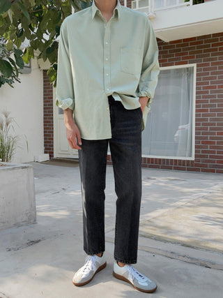 washed cotton shirt