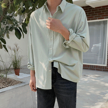washed cotton shirt