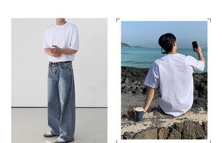 wide-leg jeans
