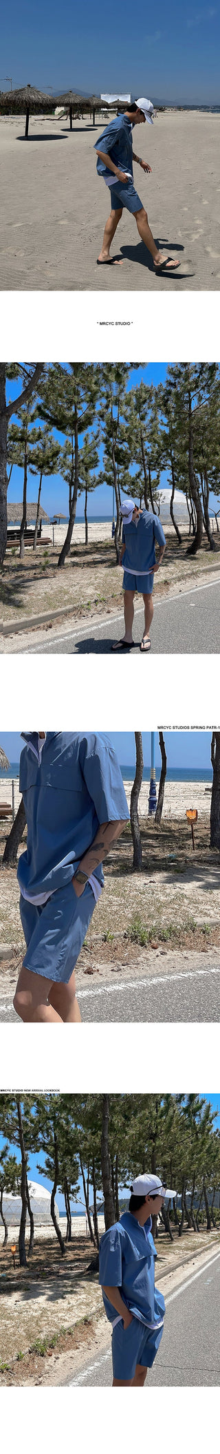 mechanical sports shirt and shorts suit
