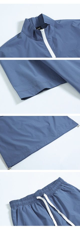 mechanical sports shirt and shorts suit
