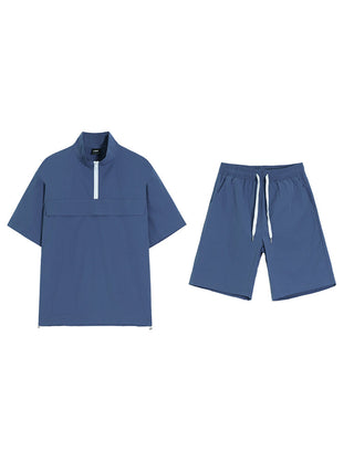 mechanical sports shirt and shorts suit