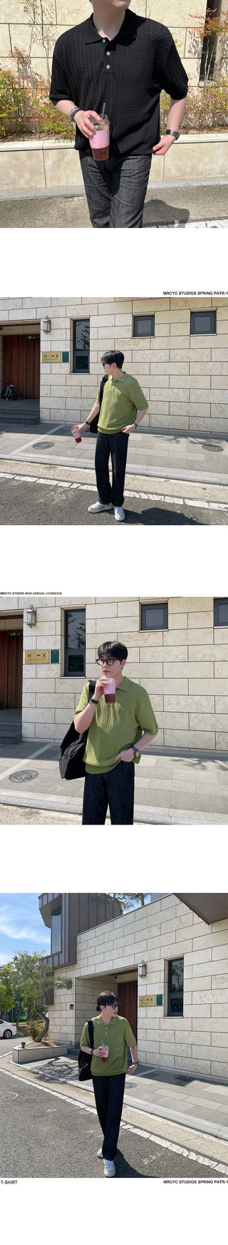 knit polo