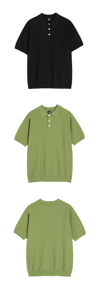 knit polo