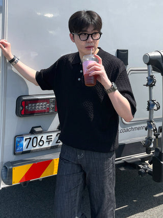 knit polo
