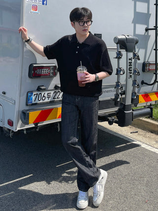 knit polo