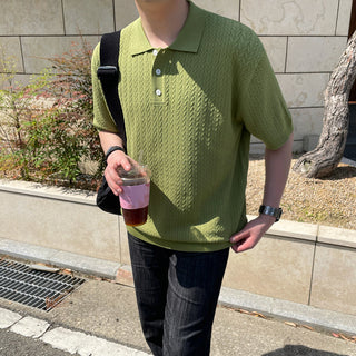 knit polo