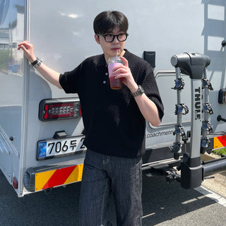 knit polo