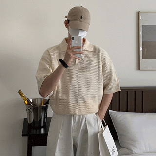 knit polo