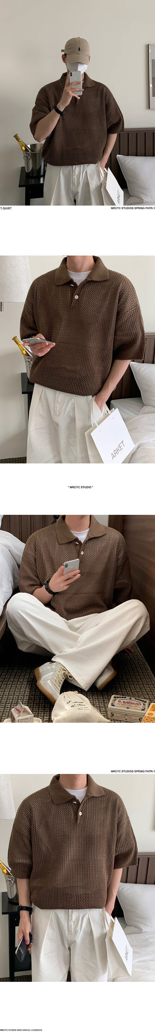 knit polo