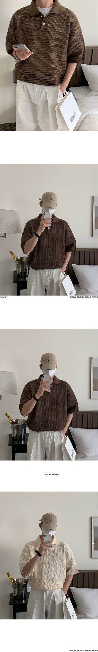 knit polo