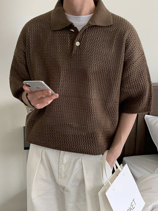 knit polo