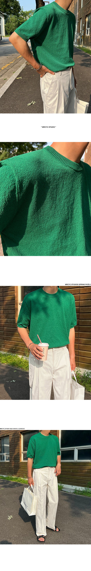 solid sweater