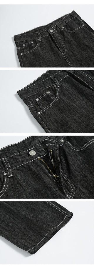 denim suit