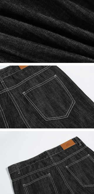 denim suit
