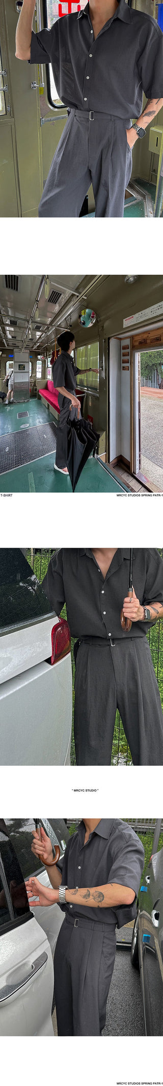 short sleeve suit