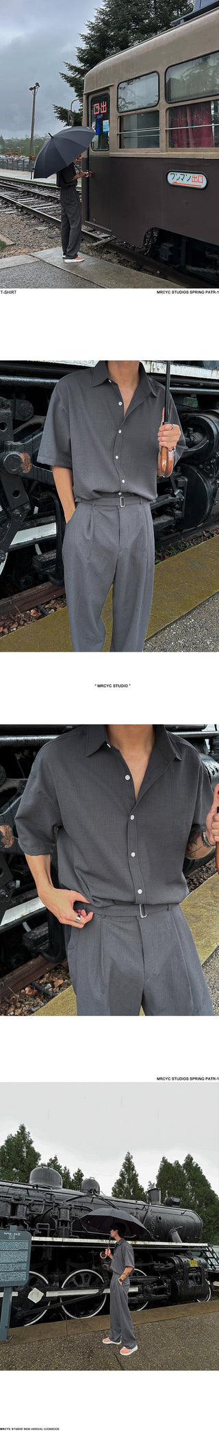 short sleeve suit
