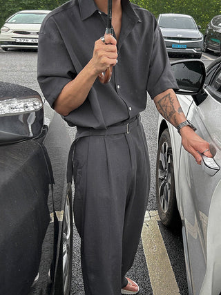 short sleeve suit