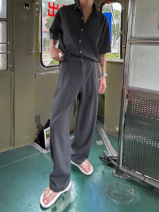 short sleeve suit