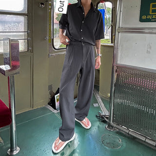 short sleeve suit