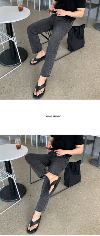 straight jeans
