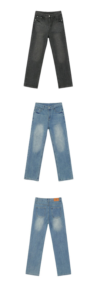 straight jeans