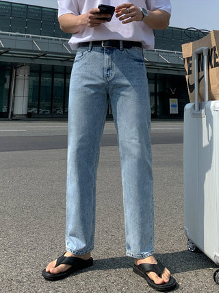 straight jeans