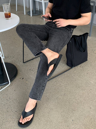 straight jeans