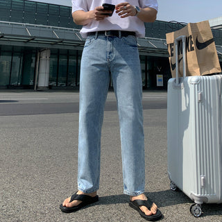 straight jeans