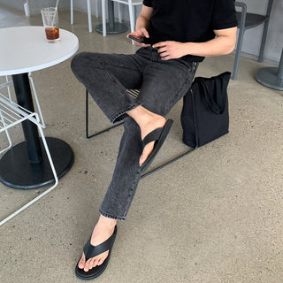 straight jeans
