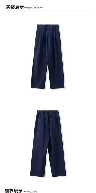 brown linen pants