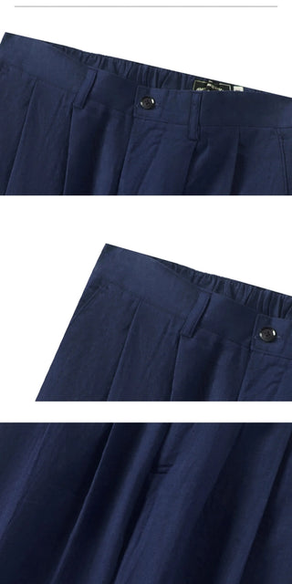 brown linen pants