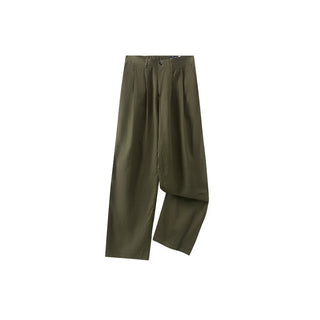 brown linen pants