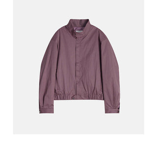 purple windbreaker