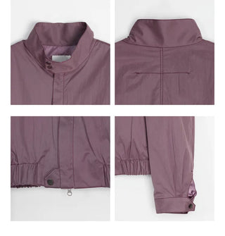 purple windbreaker