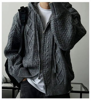 diamond plaid cardigan