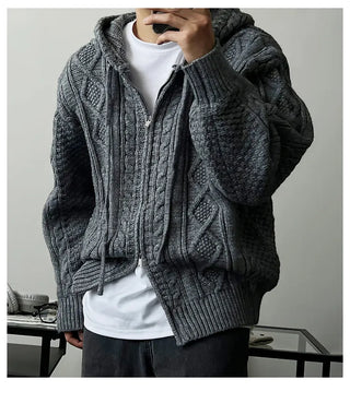 diamond plaid cardigan