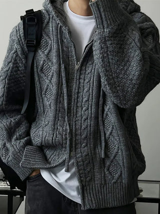 diamond plaid cardigan