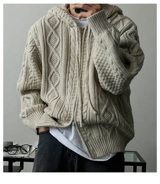 diamond plaid cardigan