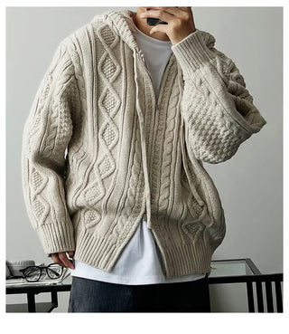 diamond plaid cardigan